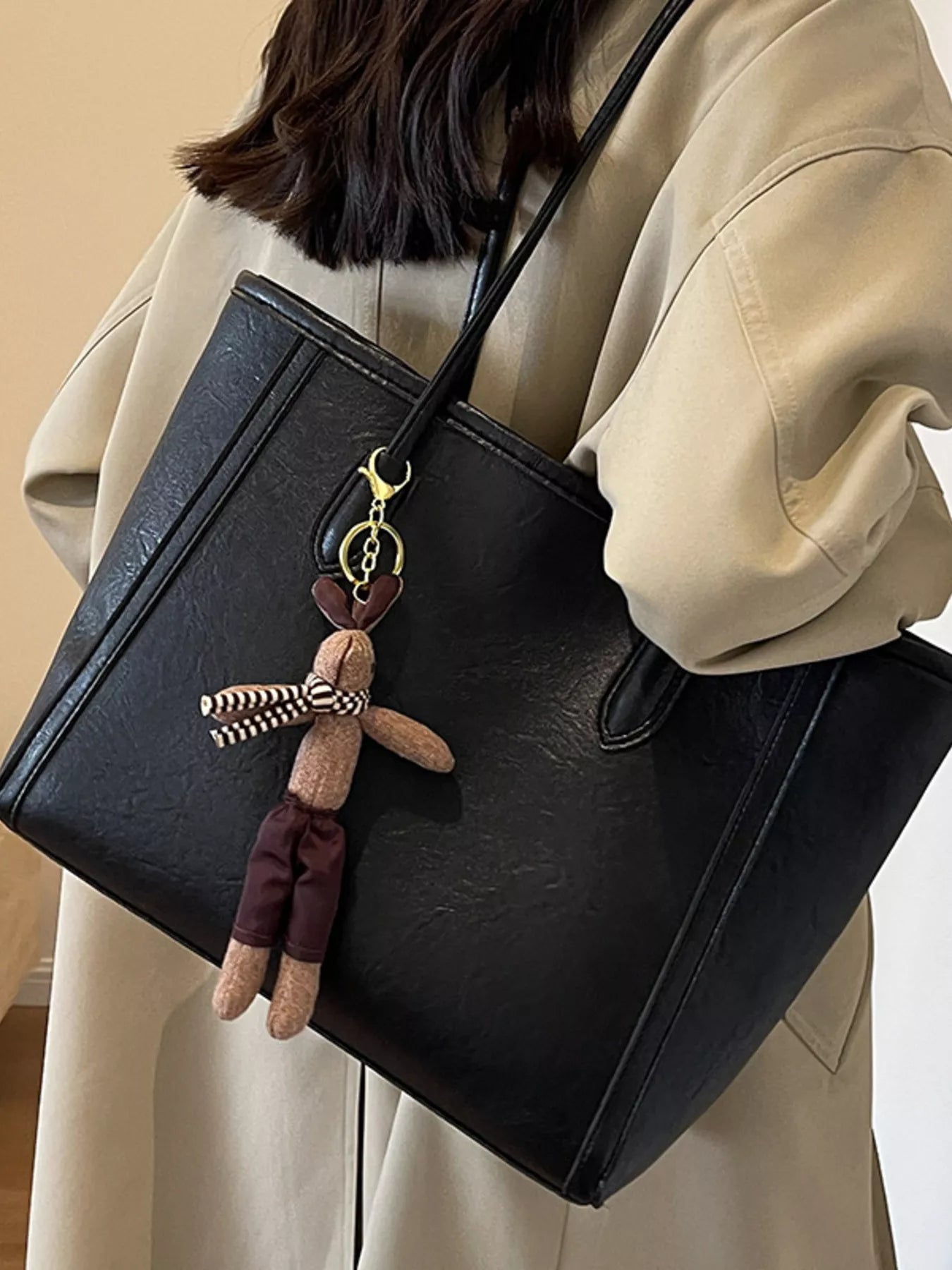 Leather Tote Shoulder Bag
