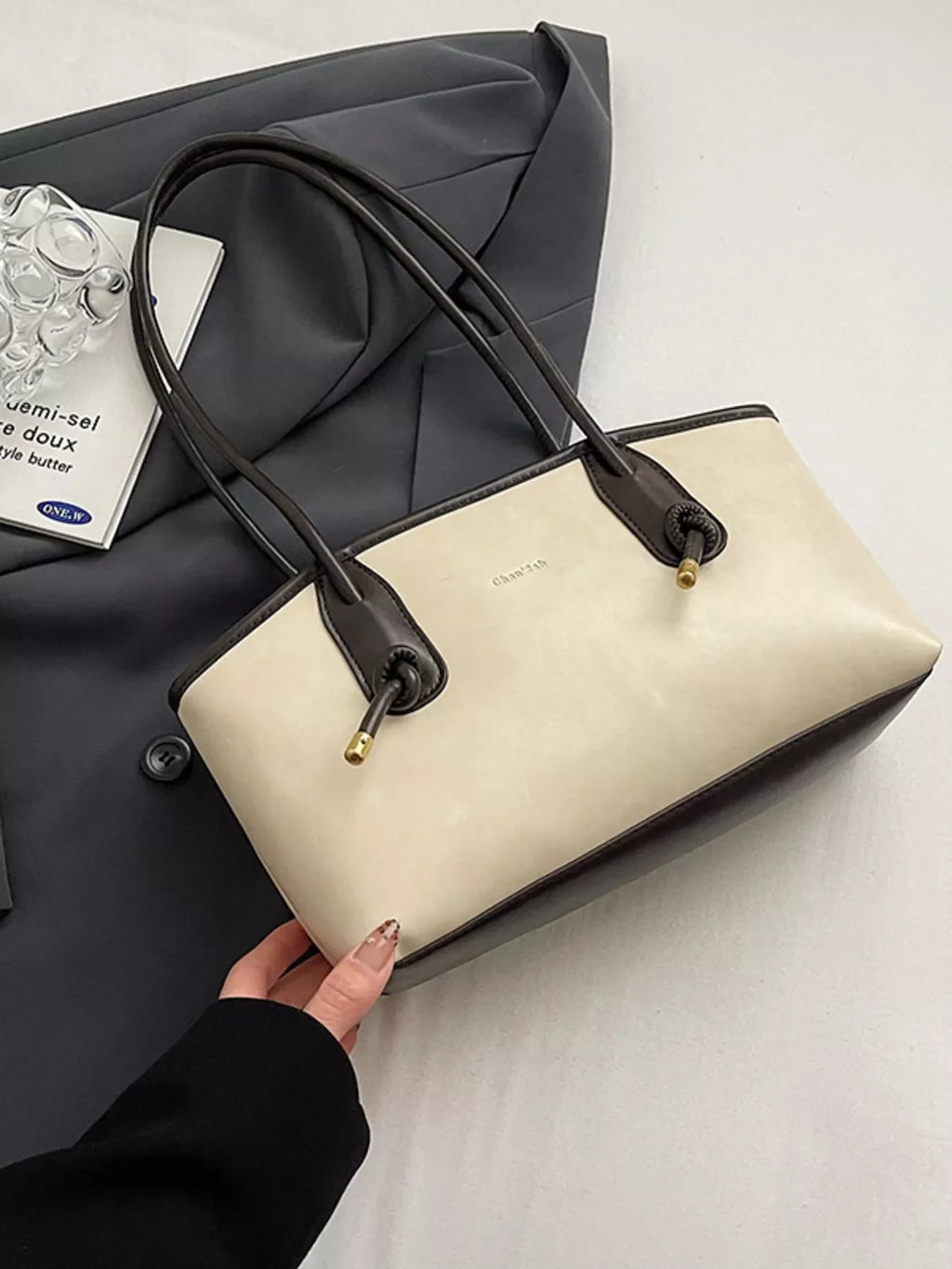 Vintage Style Leather Shoulder Bag