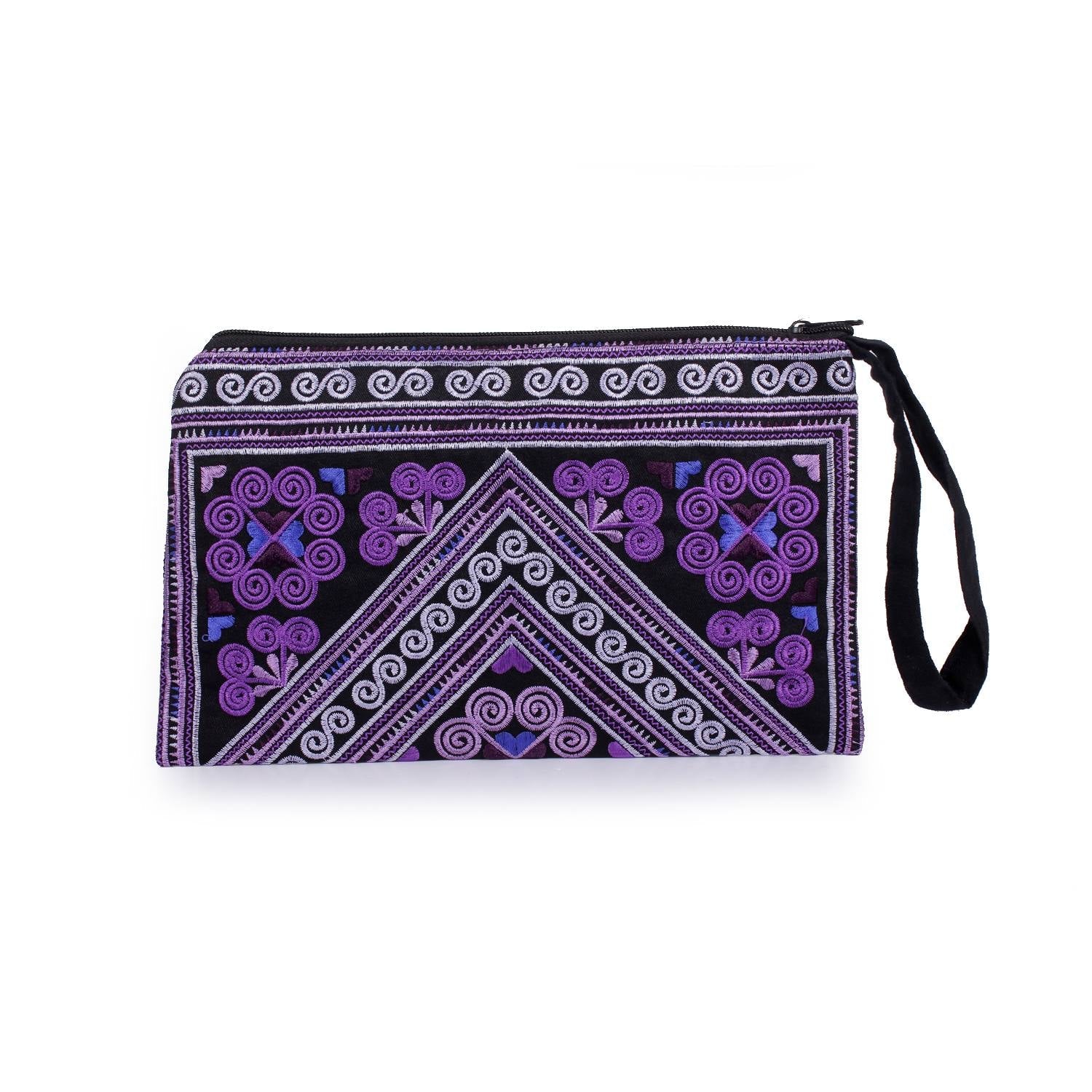 Prani Embroidered Hmong Wristlet - Thailand