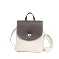 Women backpack purse medium capacity genuine leather