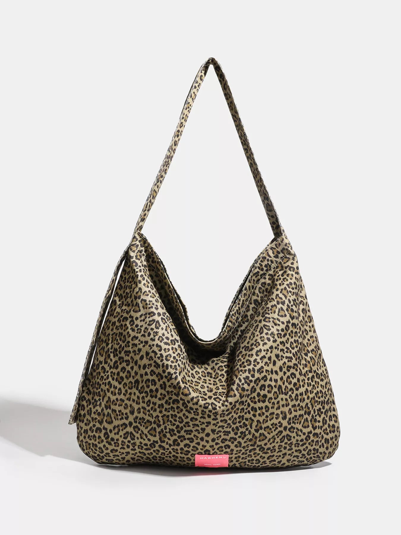 Leopard Print Casual Shoulder Bag