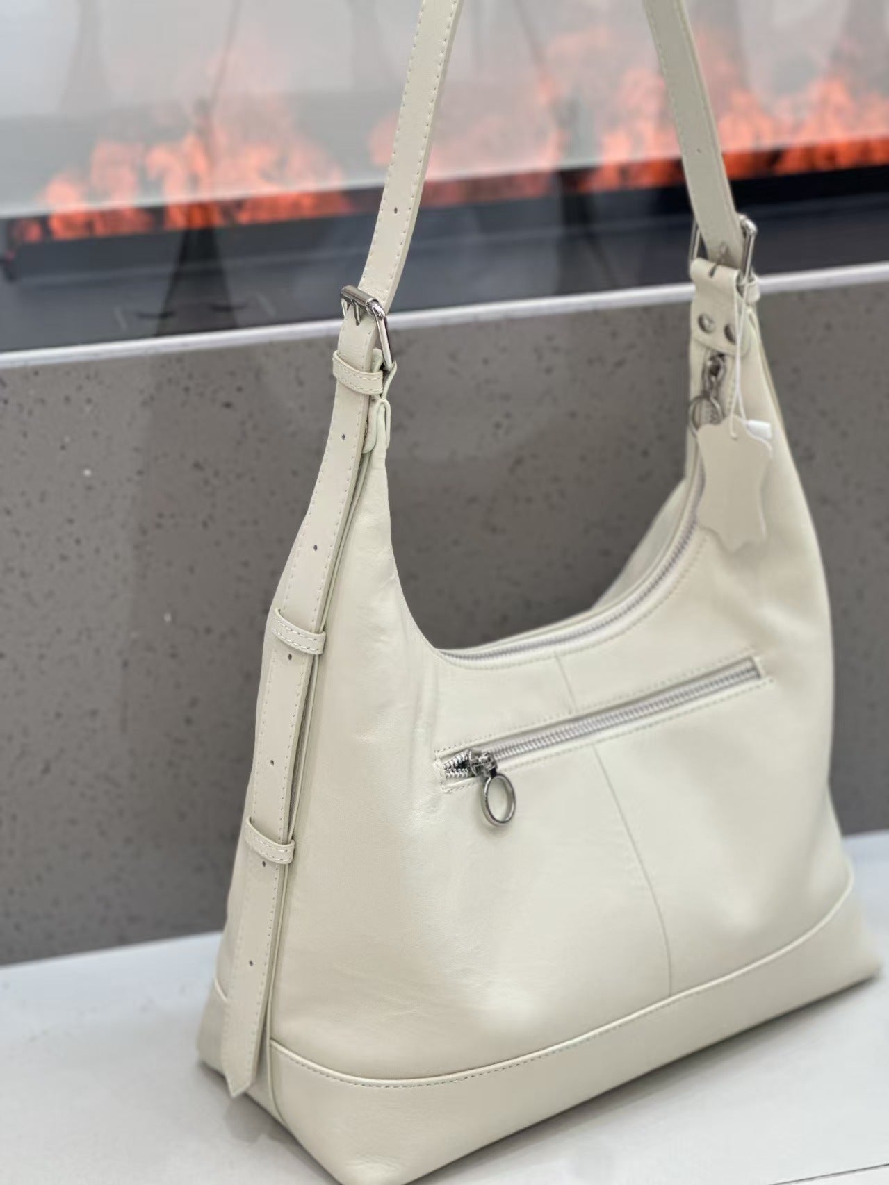 2026 New First-Layer Cowhide Underarm Bag For Women, Genuine Leather Shoulder And Crossbody Bag, Urban Simple Soft Leather Large Capacity Handbag