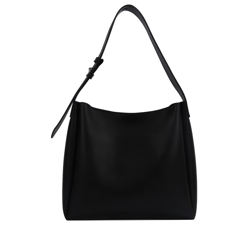 Womens Large-capacity Soft-leather Shoulder Bag