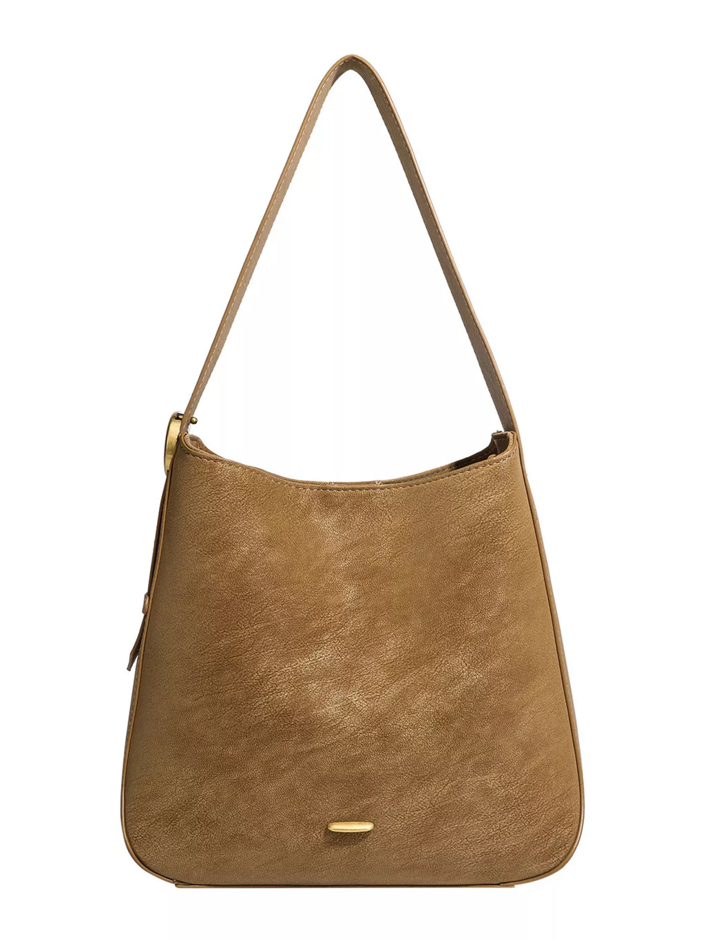Casual Faux Leather Shoulder Bag