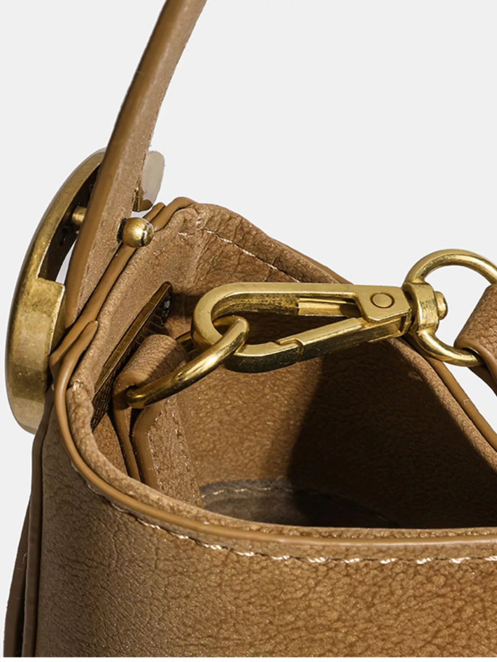 Casual Faux Leather Shoulder Bag