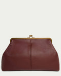 SALE 25% OFF - Kisslock Frame Gen Soft Cowhid Handbag