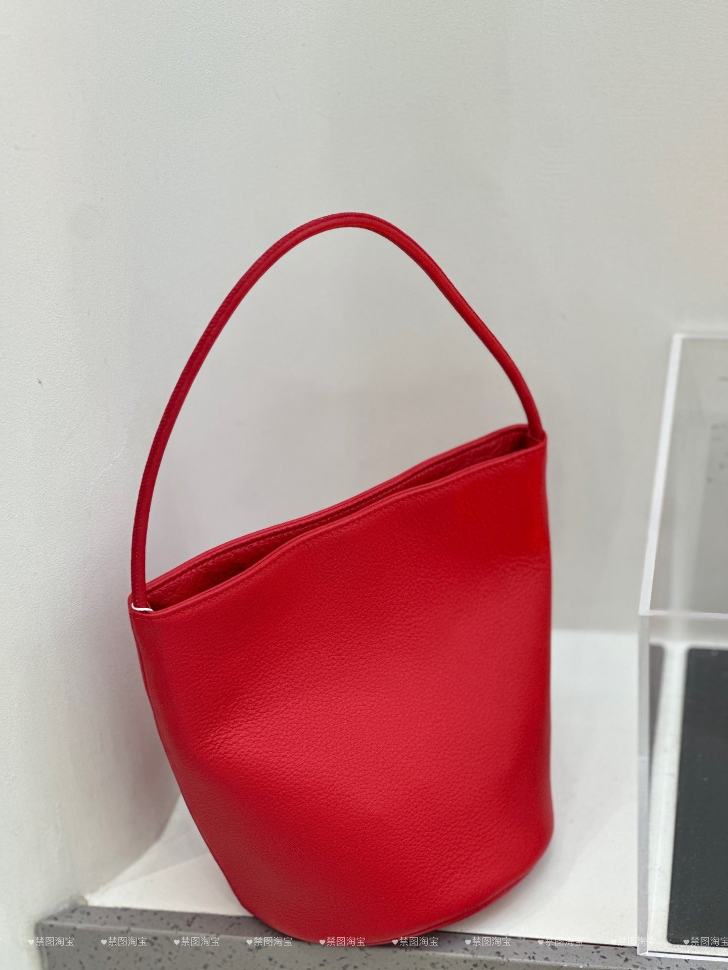 Badi Leather Women's Bag 2025 New High-End Style Small Bucket Bag Shoulder Bag Hand-Carry Top-Layer Cowhide Underarm Bag