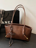 Vintage Style Leather Shoulder Bag