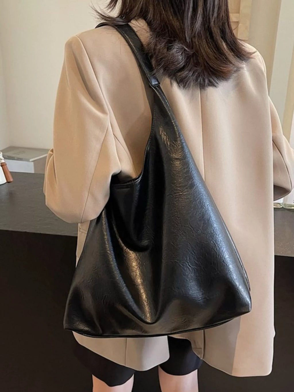 PU Leather Tote Bag