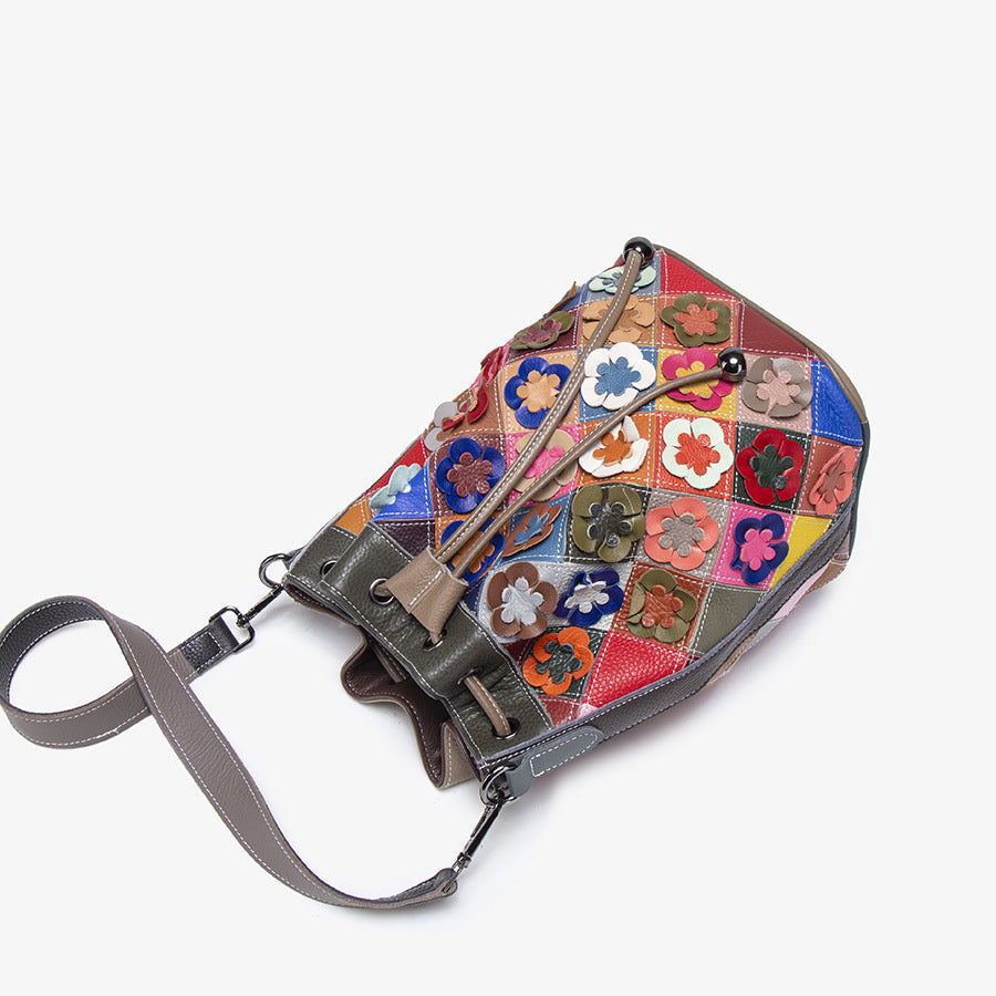 New Stylish Womens Genuine Leather Bucket Bag