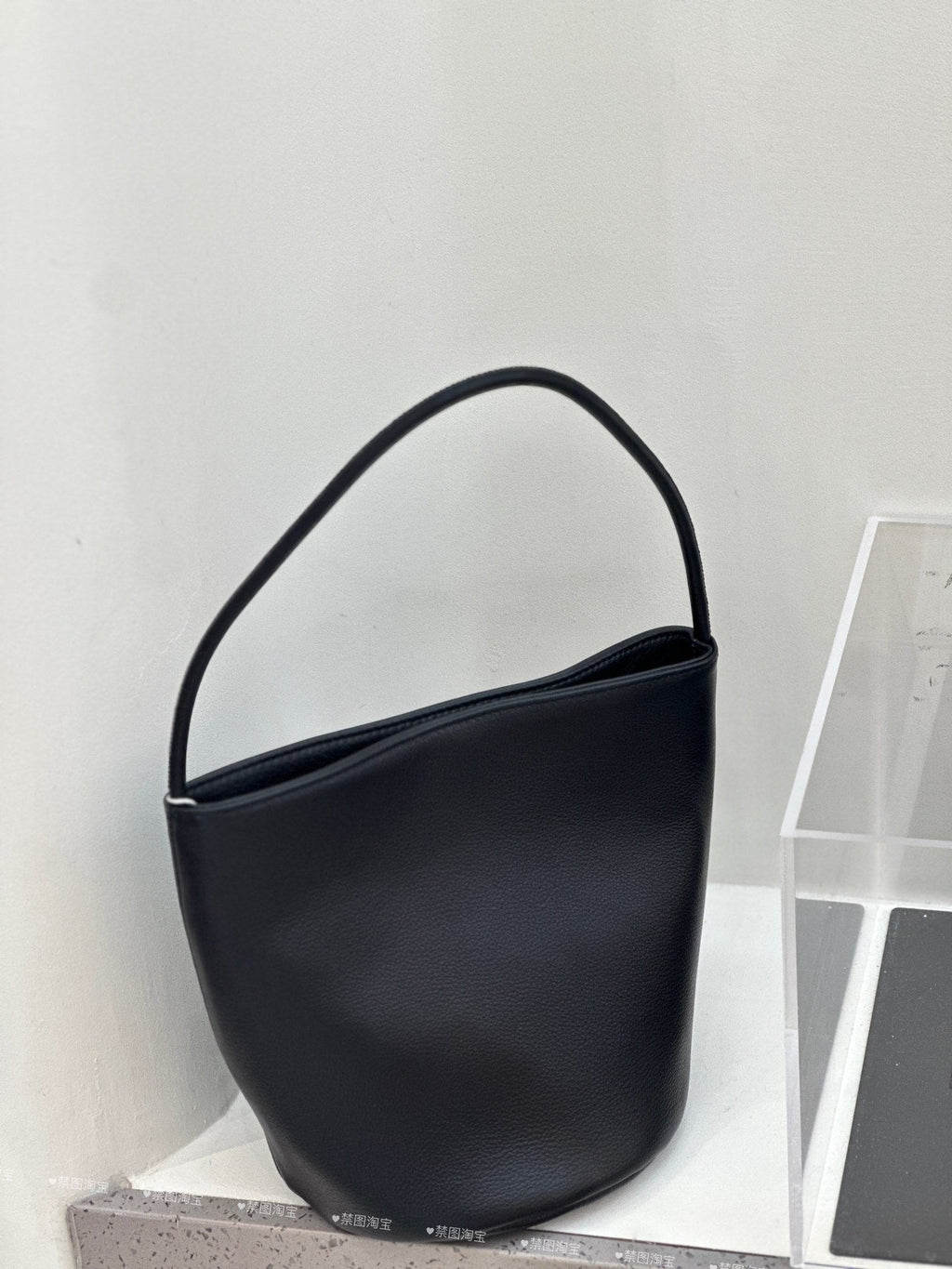 Badi Leather Women's Bag 2025 New High-End Style Small Bucket Bag Shoulder Bag Hand-Carry Top-Layer Cowhide Underarm Bag