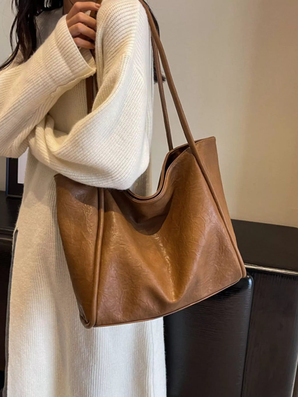Vintage Style Large Capacity Shoulder Bag