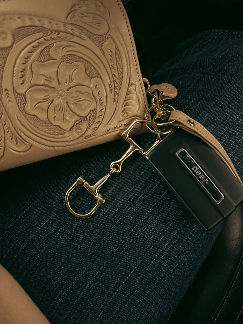 The Horse Bit Keychain {GOLD + SILVER}