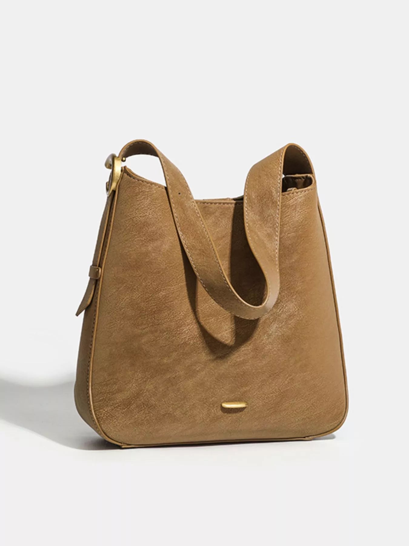 Casual Faux Leather Shoulder Bag
