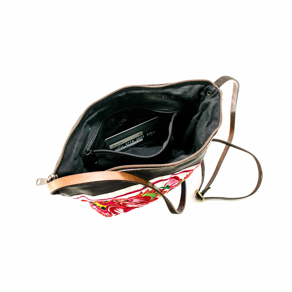 Latin Rose Embroidered Purse - Thailand