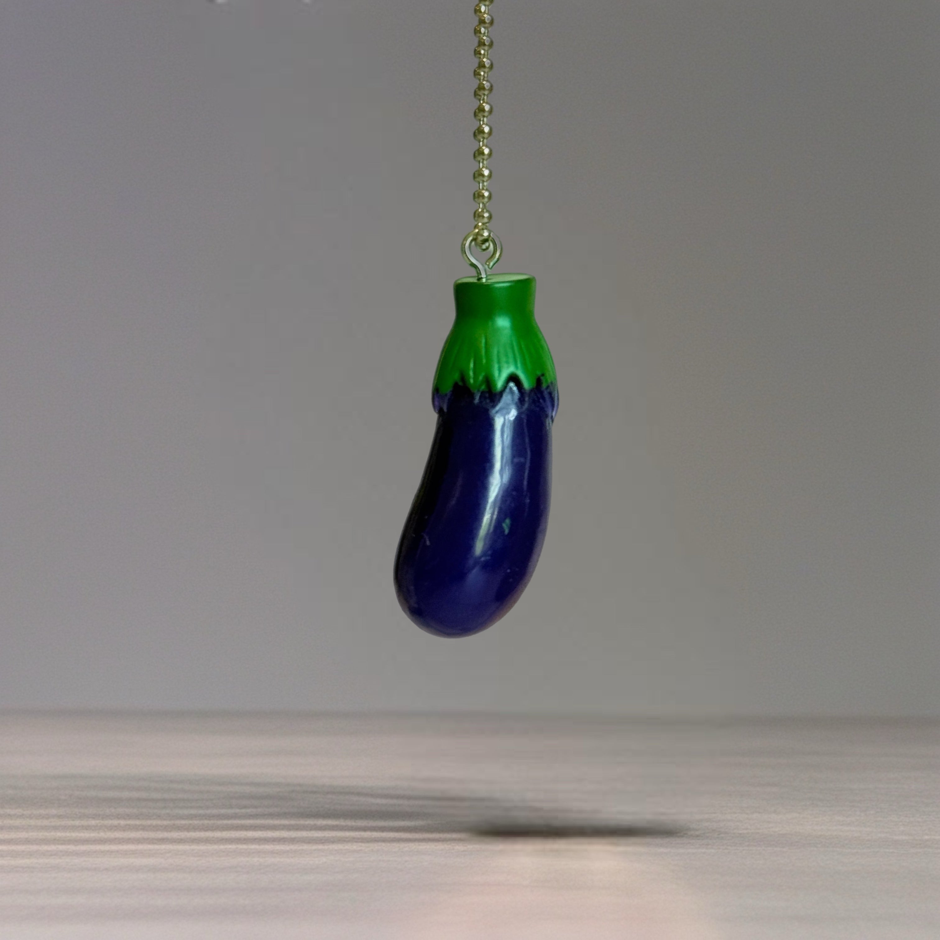 Eggplant Charm - Tumbler Handle Charm