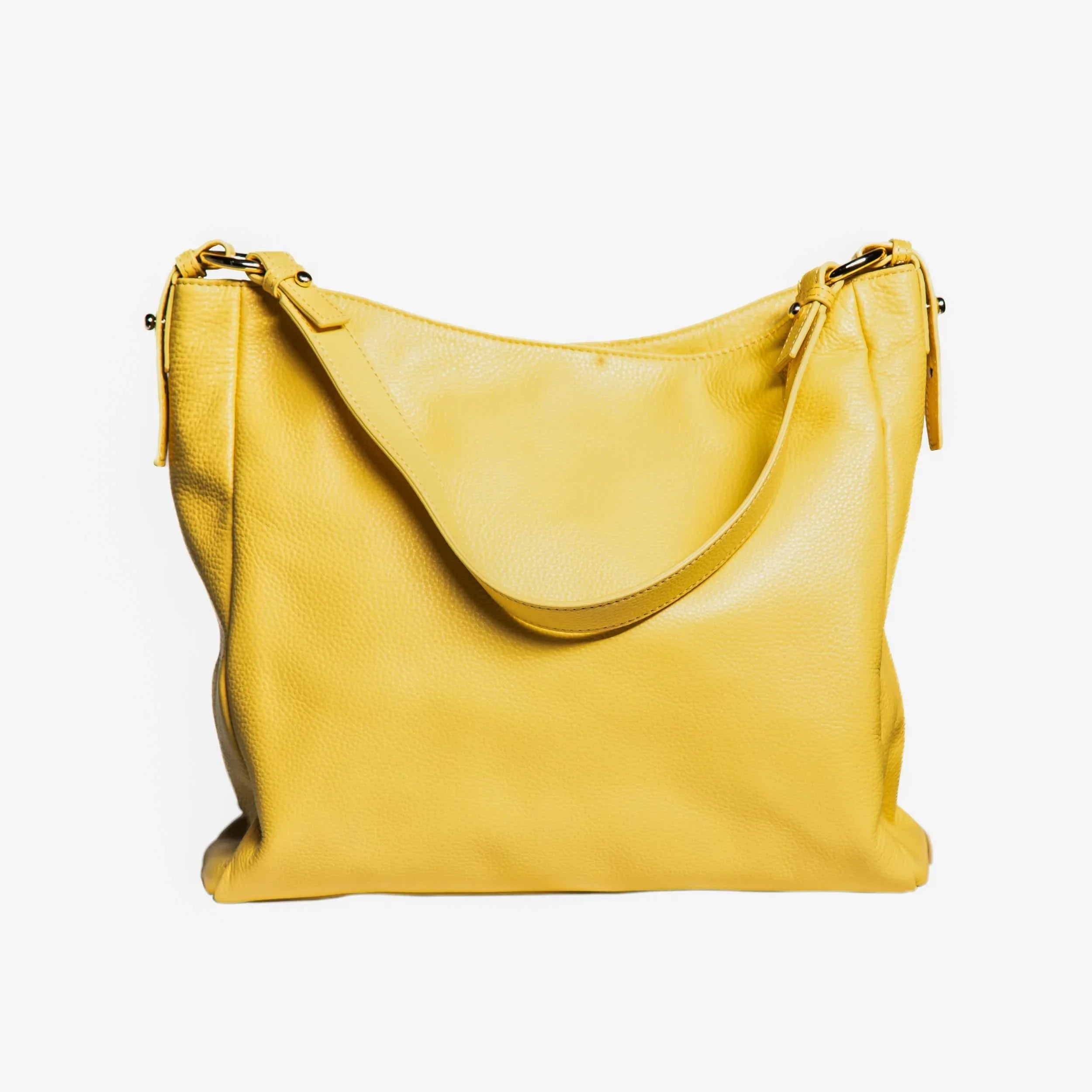 Sophia Full-Grain Leather Hobo Bag for Women – Shoulder & Crossbody Handbag