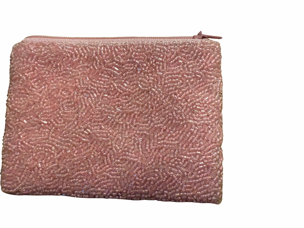 Girl Power Beaded Coin Purse