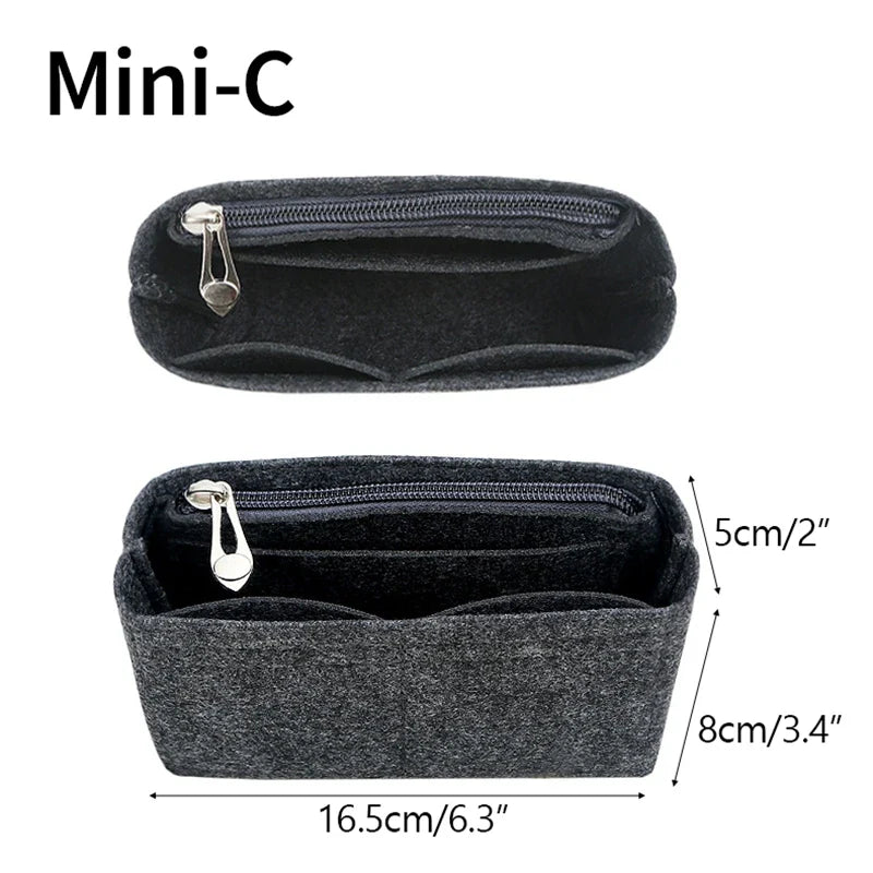 Bag Organizer for Longchamp Small Tote Bag Timid Bags Storage & Finishing Inner Liner Handbags Insert Organizer Fit Mini Size