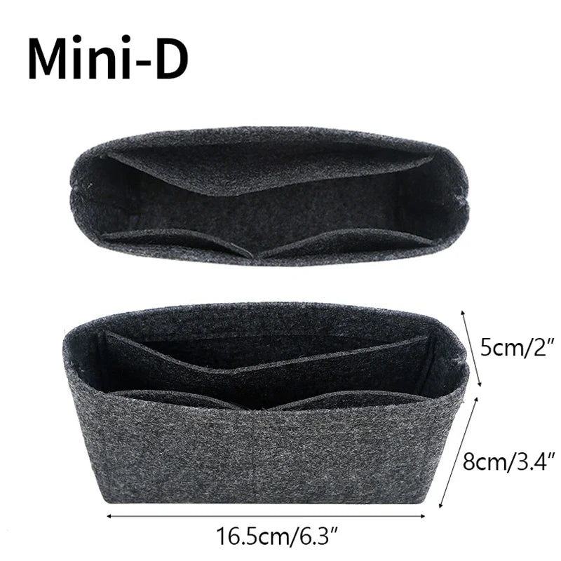 Bag Organizer for Longchamp Small Tote Bag Timid Bags Storage & Finishing Inner Liner Handbags Insert Organizer Fit Mini Size