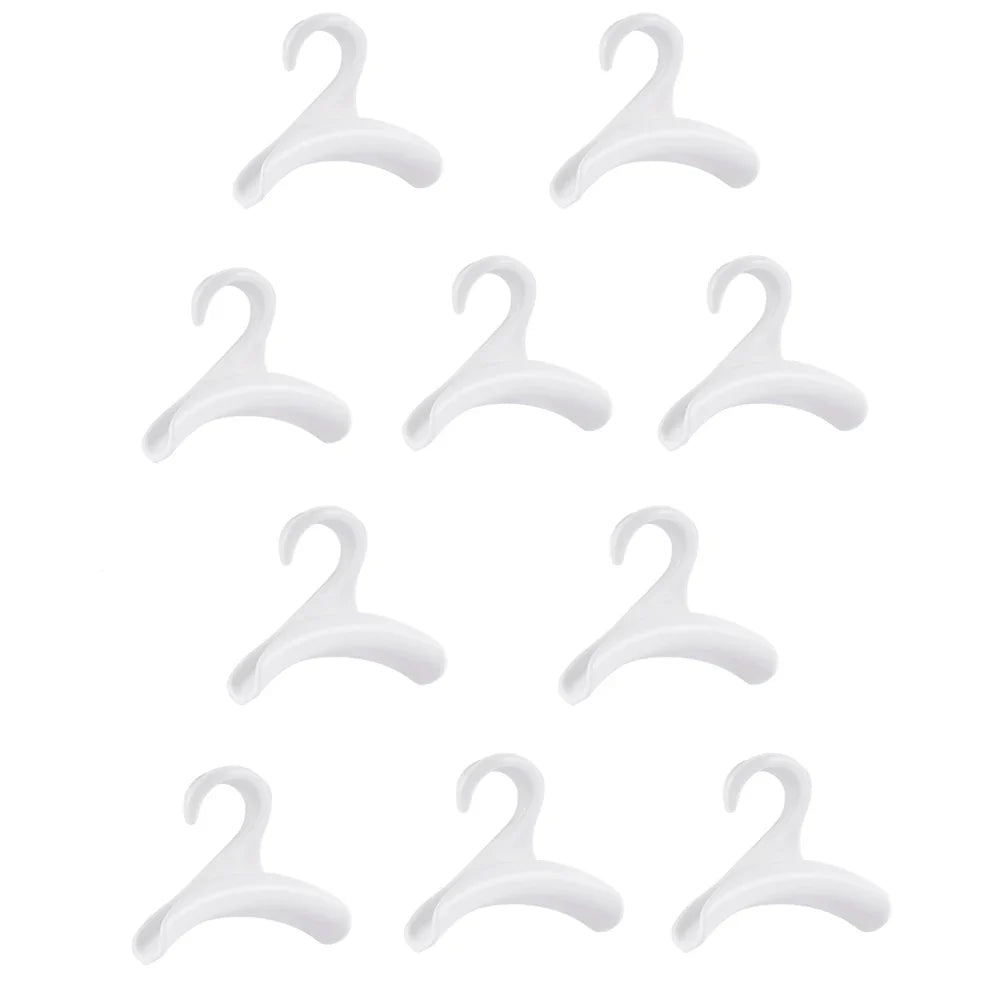 5pcs/set Arch Coat Rack Hook Bag Holder PP Material for Home Closet Storage Hat Scarf Shawl Purse Handbag Organizer Hooks