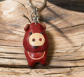 Little Pig Leather Keychain