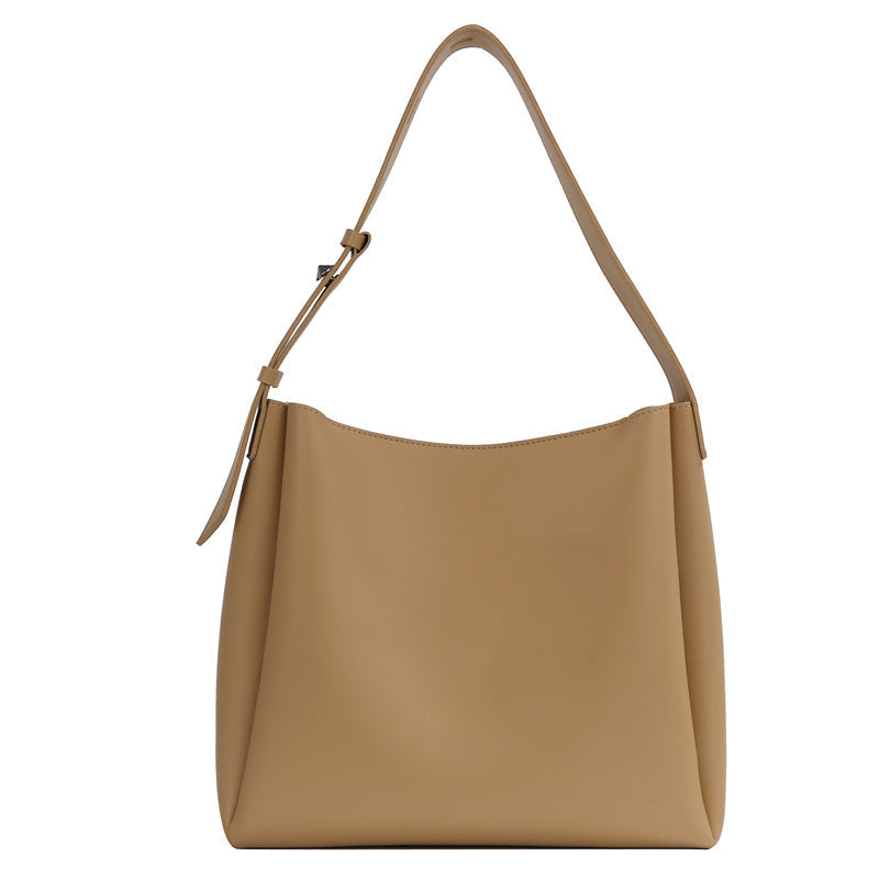 Womens Large-capacity Soft-leather Shoulder Bag