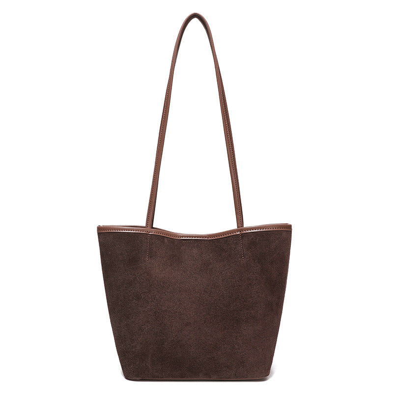 Tote Bag Womens Large-Capacity Genuine Leather Shoulder Bag