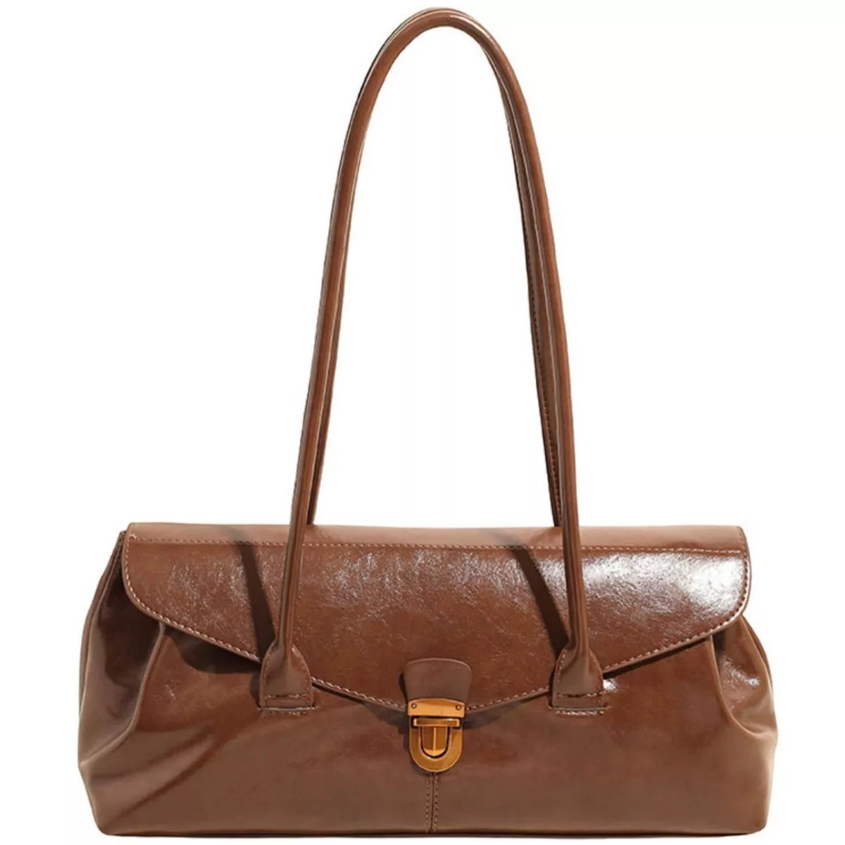 Vintage Style Leather Shoulder Bag
