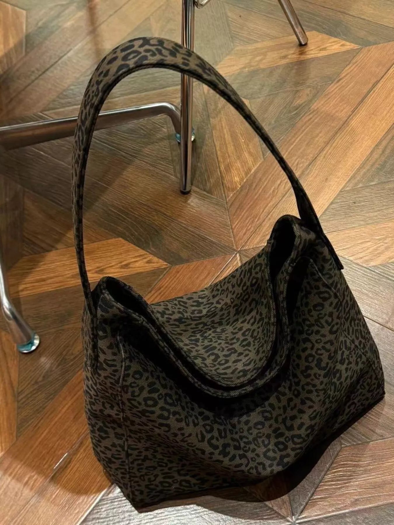 Leopard Print Tote Bag