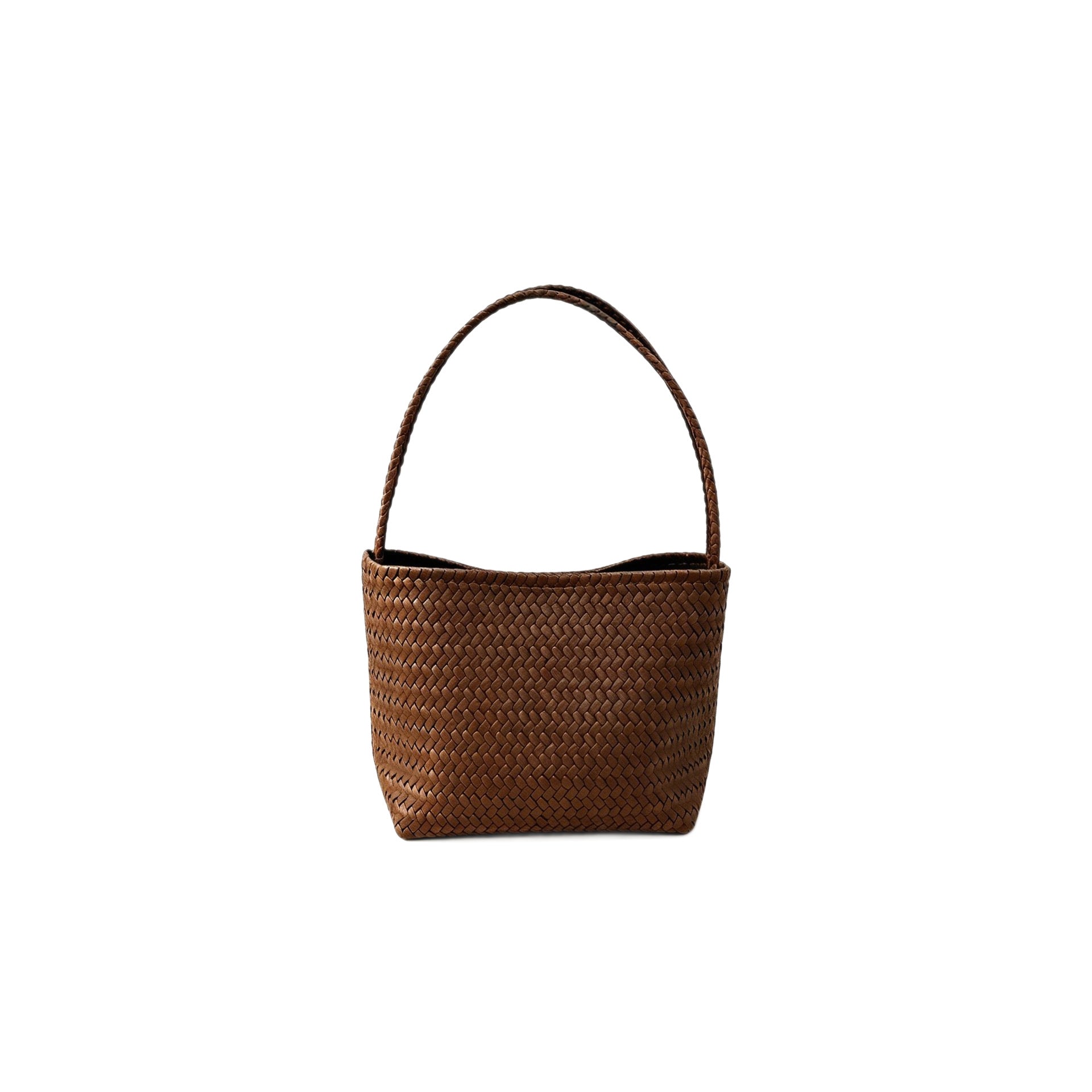 Vintage Woven-pattern Bucket Bag For Women With A Luxurious Feel