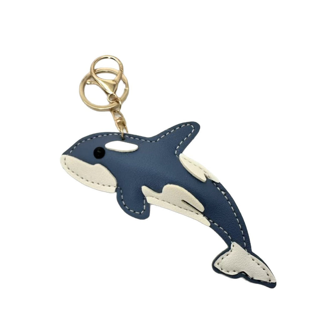 New-style Marine Animal Keychain Made Of PU Leather Shark