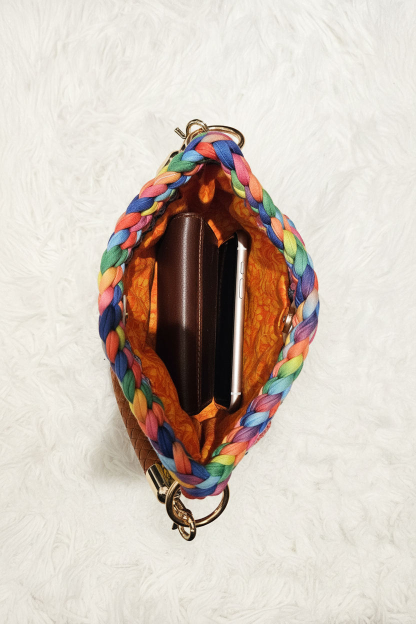 Sunbow Crochet Handbag — Handmade