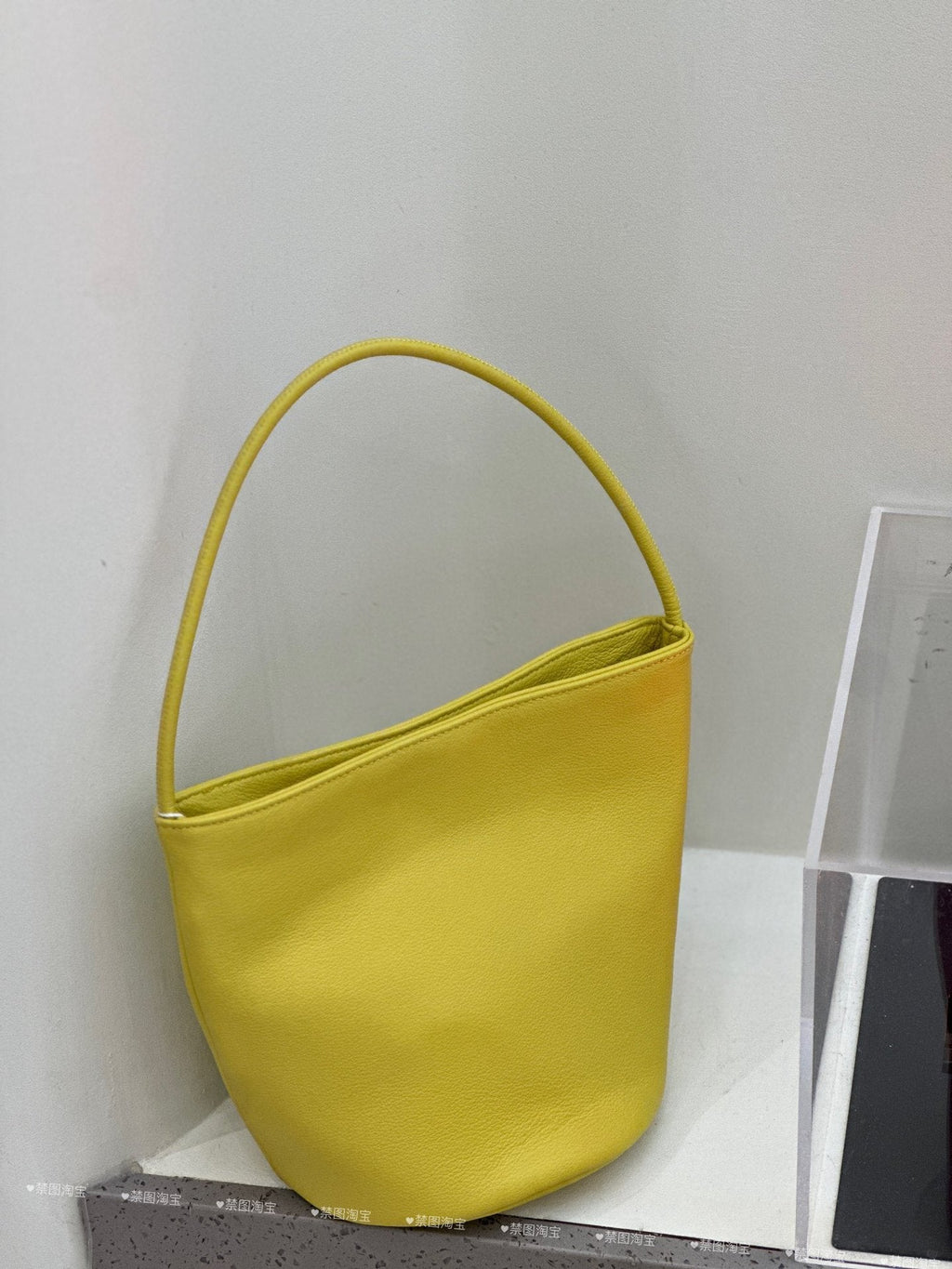 Badi Leather Women's Bag 2025 New High-End Style Small Bucket Bag Shoulder Bag Hand-Carry Top-Layer Cowhide Underarm Bag