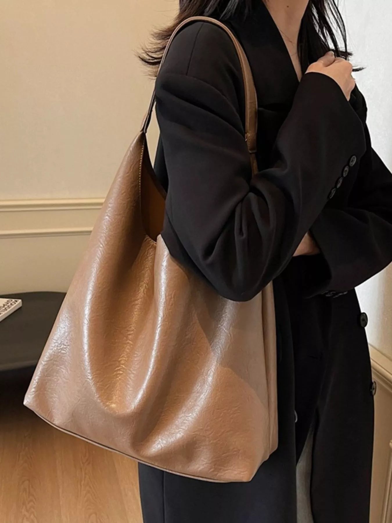PU Leather Tote Bag