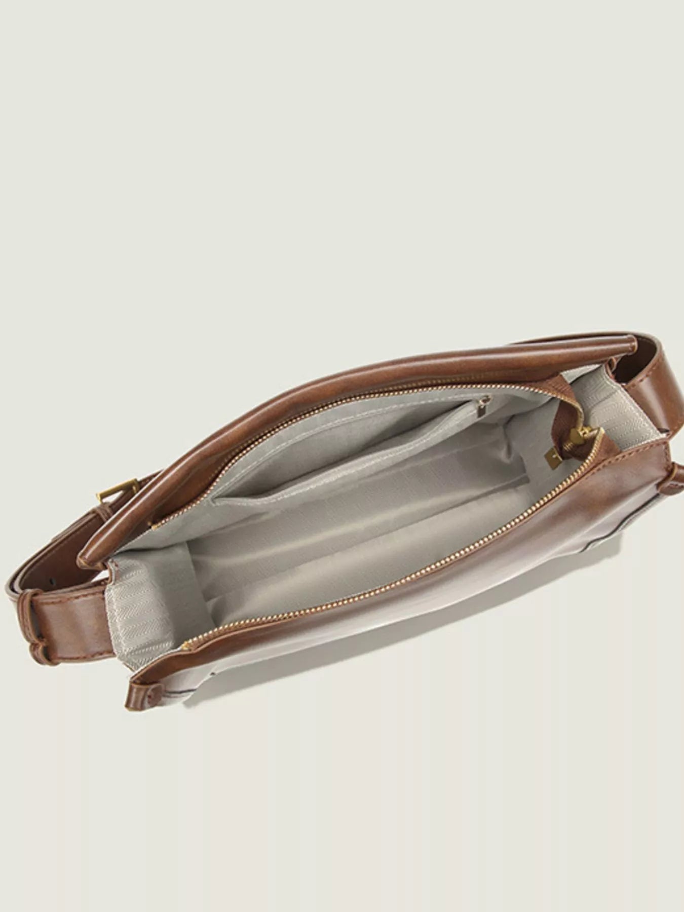 Vintage Style Leather Shoulder Bag