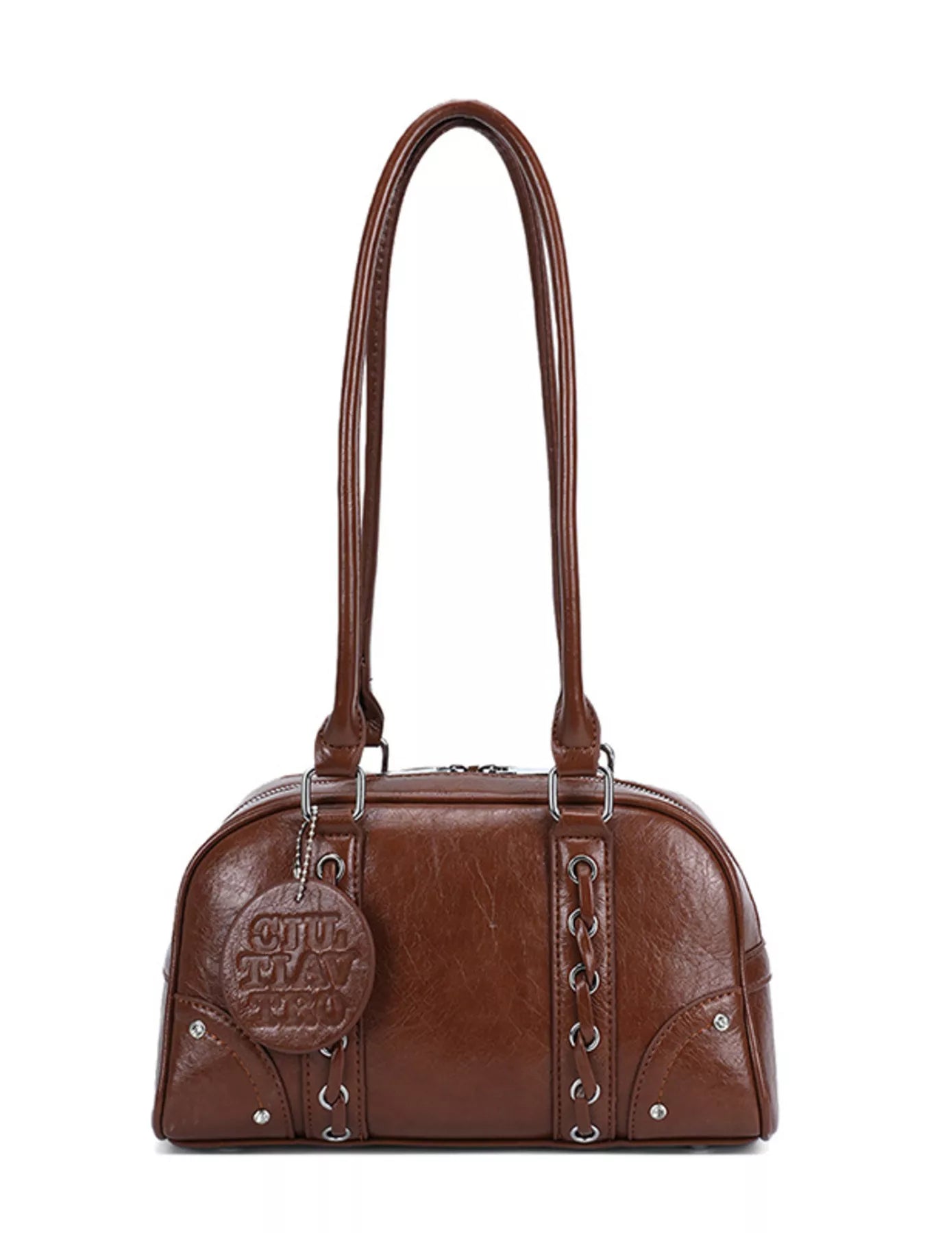 Vintage Style Leather Shoulder Bag