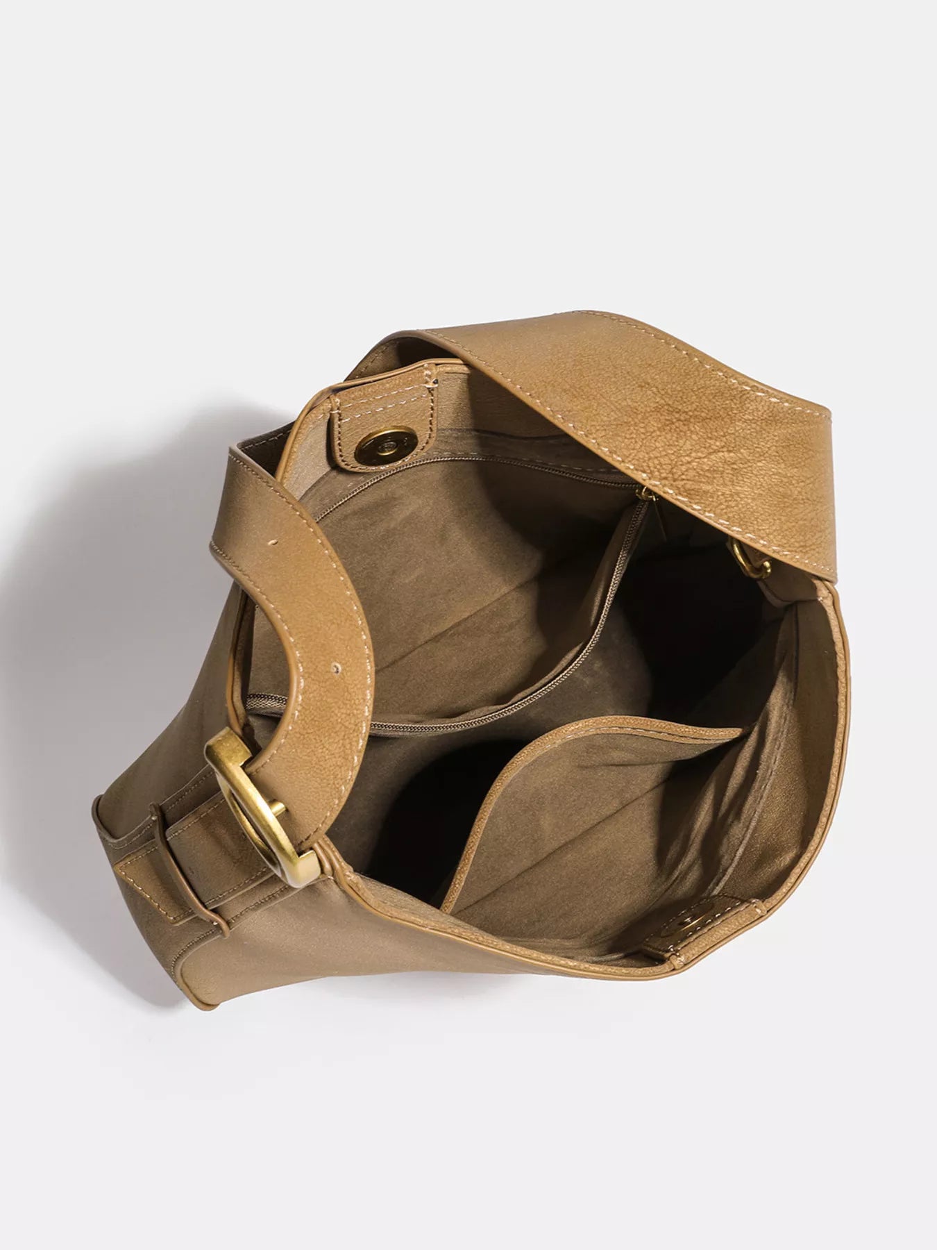 Casual Faux Leather Shoulder Bag
