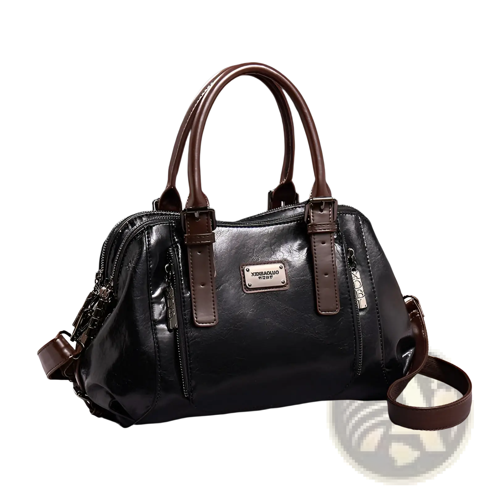 Genuine Leather Crossbody Handbag Vintage Tote Bag