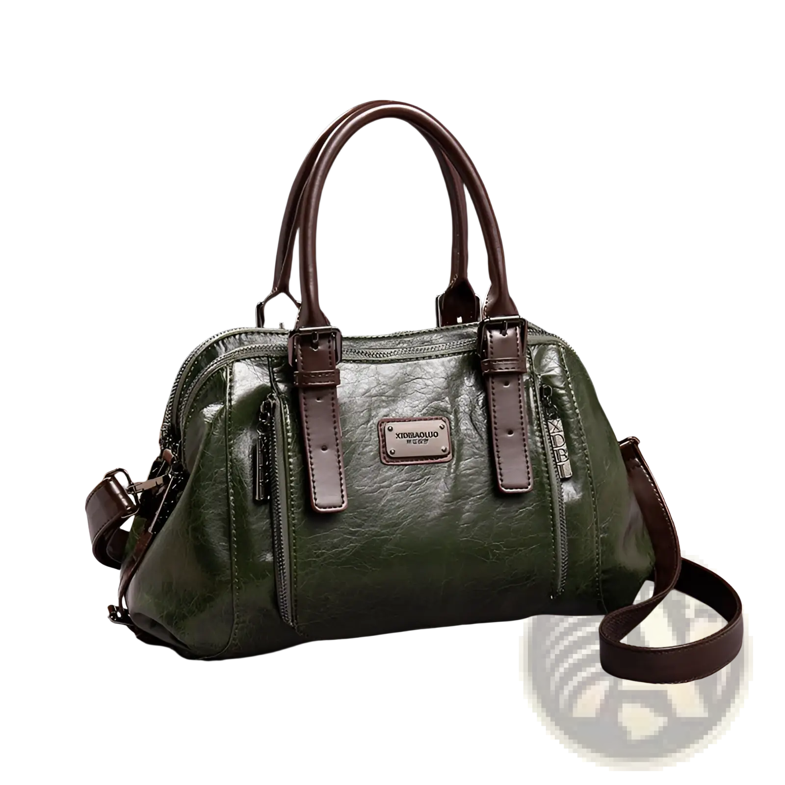 Genuine Leather Crossbody Handbag Vintage Tote Bag