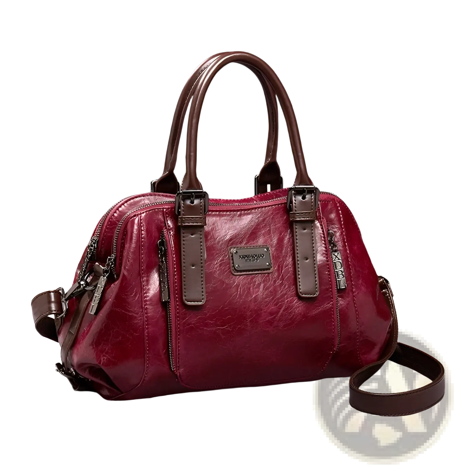 Genuine Leather Crossbody Handbag Vintage Tote Bag