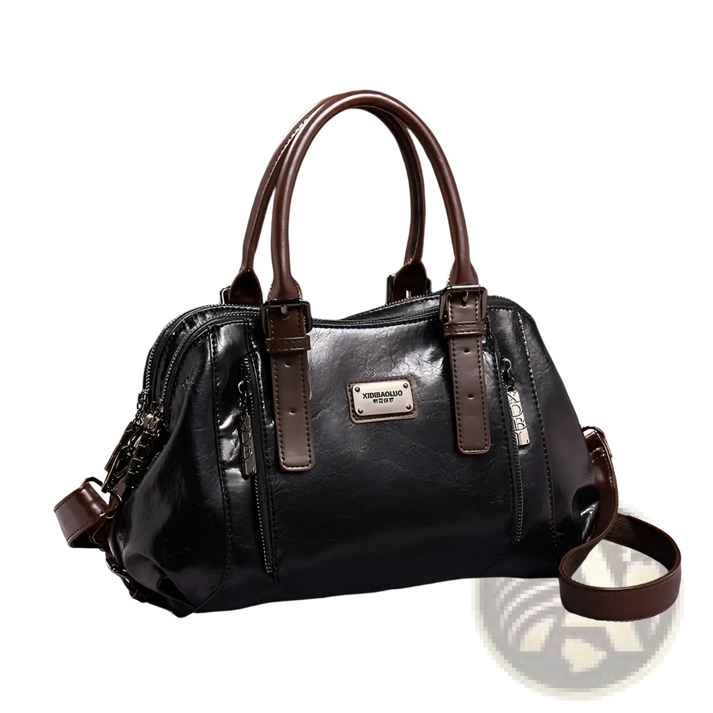Genuine Leather Crossbody Handbag Vintage Tote Bag