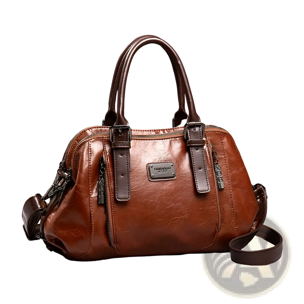 Genuine Leather Crossbody Handbag Vintage Tote Bag