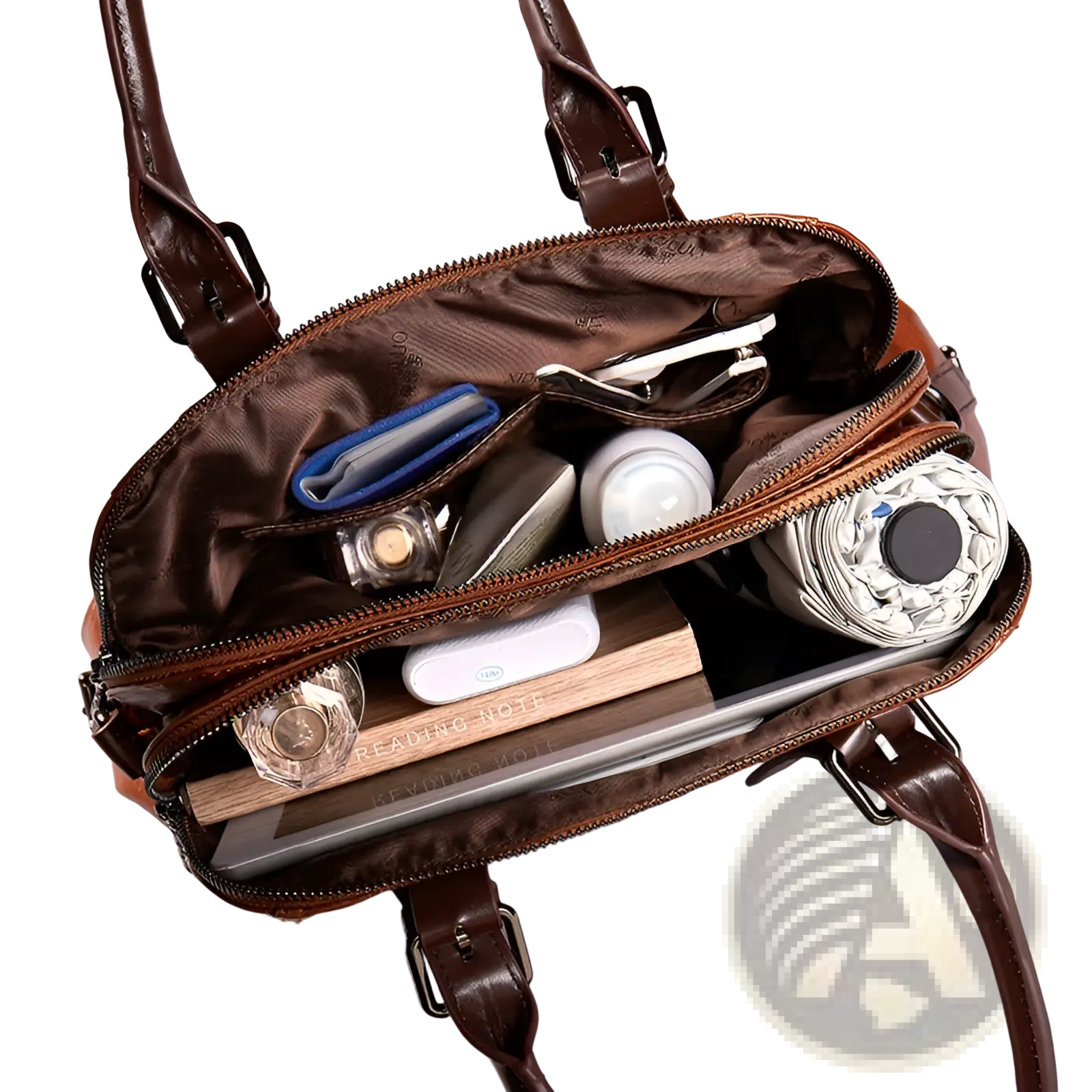 Genuine Leather Crossbody Handbag Vintage Tote Bag