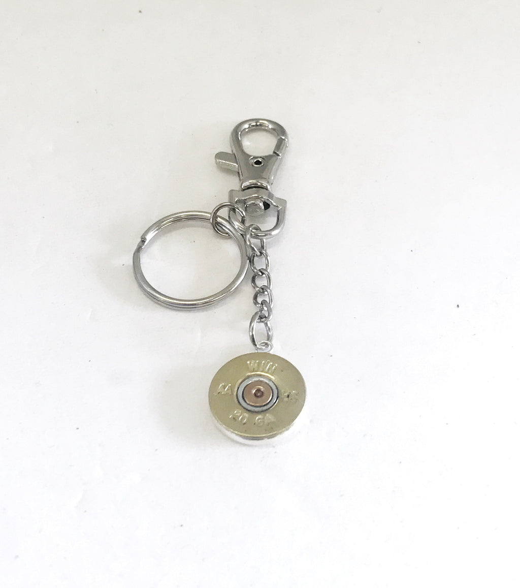 Shotgun Shell Keychain Charm, Shogtun Shell Gifts, Shotgun Shell Key Ring, Keychain Clip, Shooting Sports Keychain Gift, Purse Clip Charm