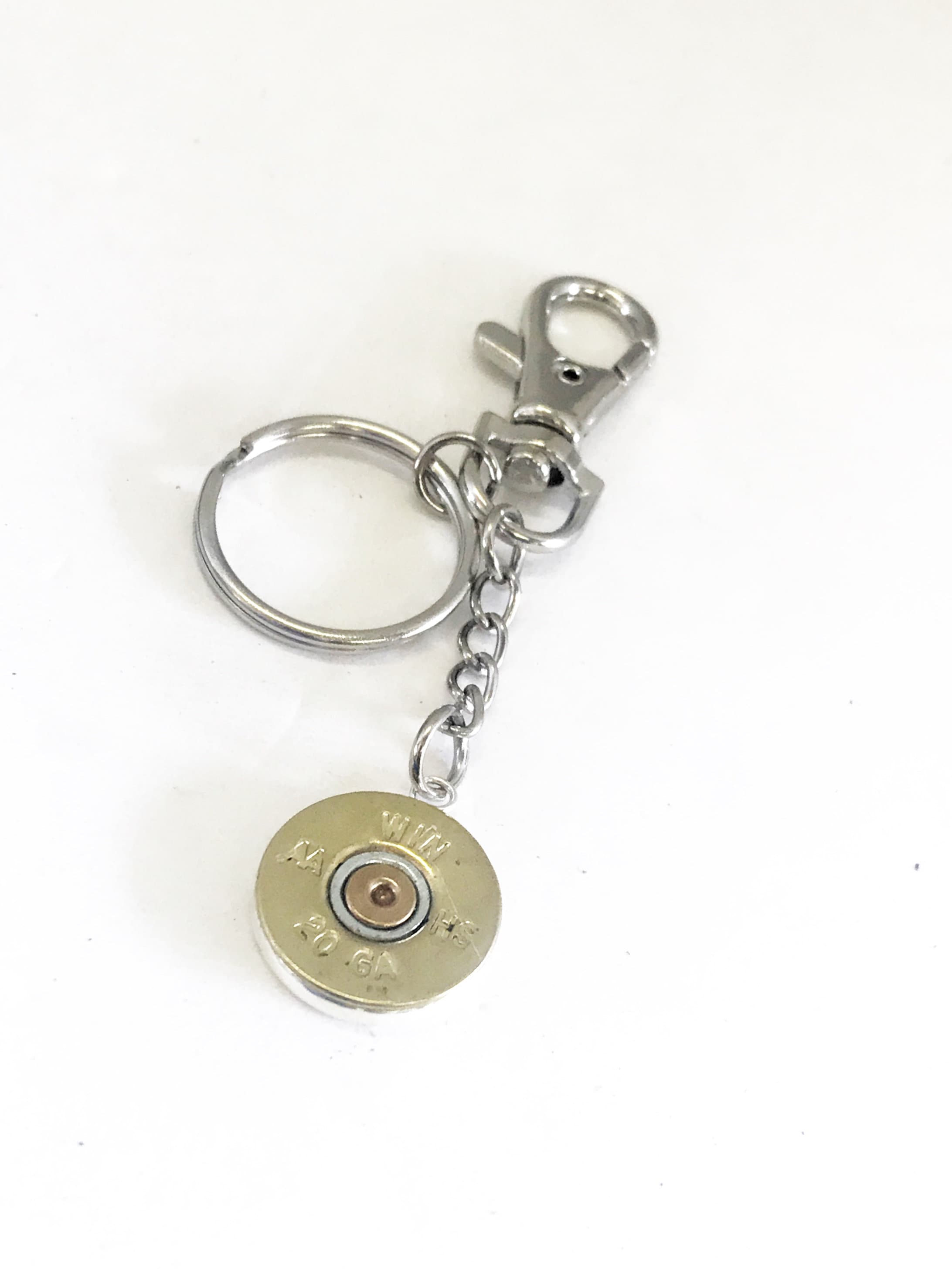 Shotgun Shell Keychain Charm, Shogtun Shell Gifts, Shotgun Shell Key Ring, Keychain Clip, Shooting Sports Keychain Gift, Purse Clip Charm
