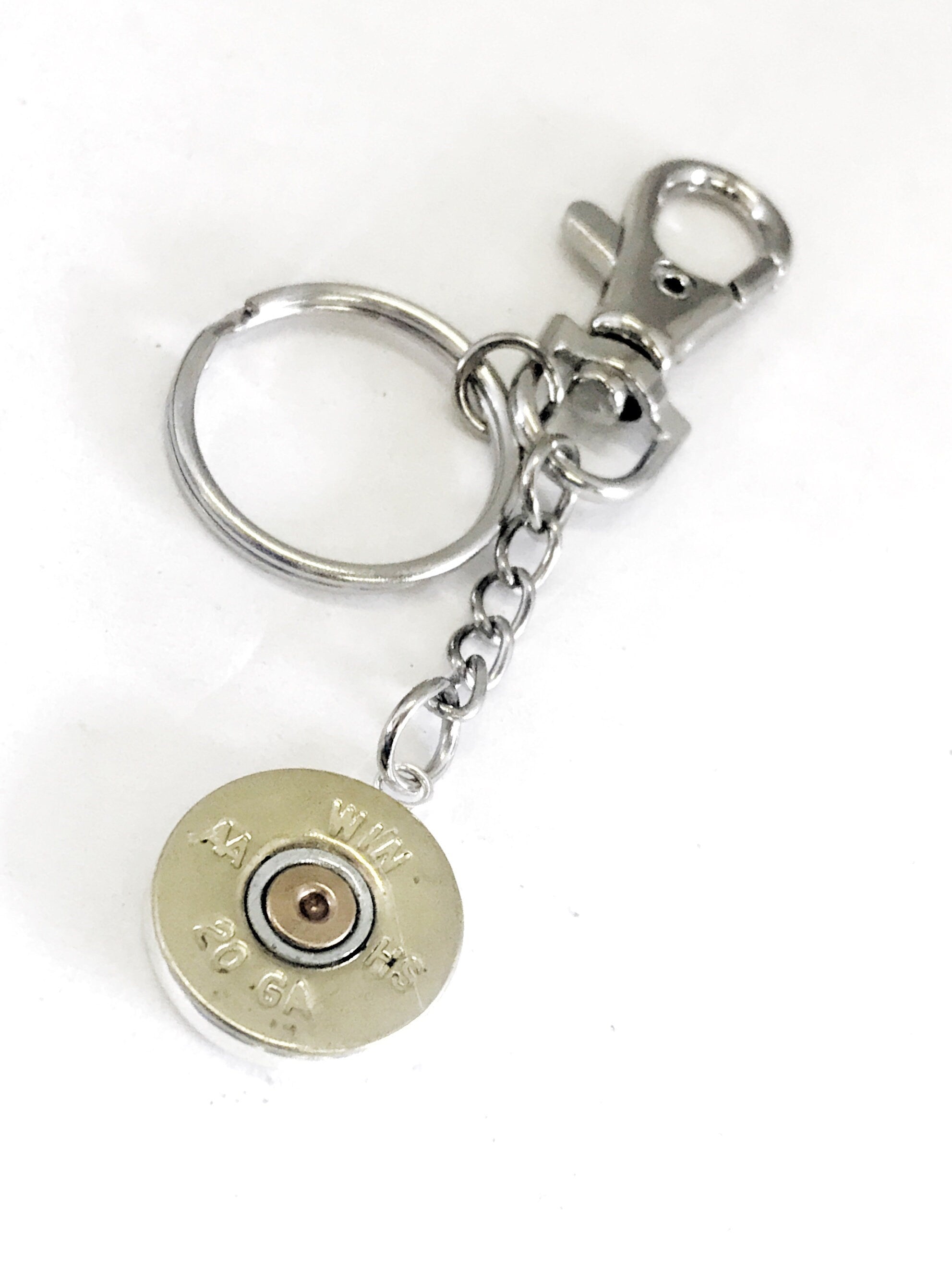 Shotgun Shell Keychain Charm, Shogtun Shell Gifts, Shotgun Shell Key Ring, Keychain Clip, Shooting Sports Keychain Gift, Purse Clip Charm