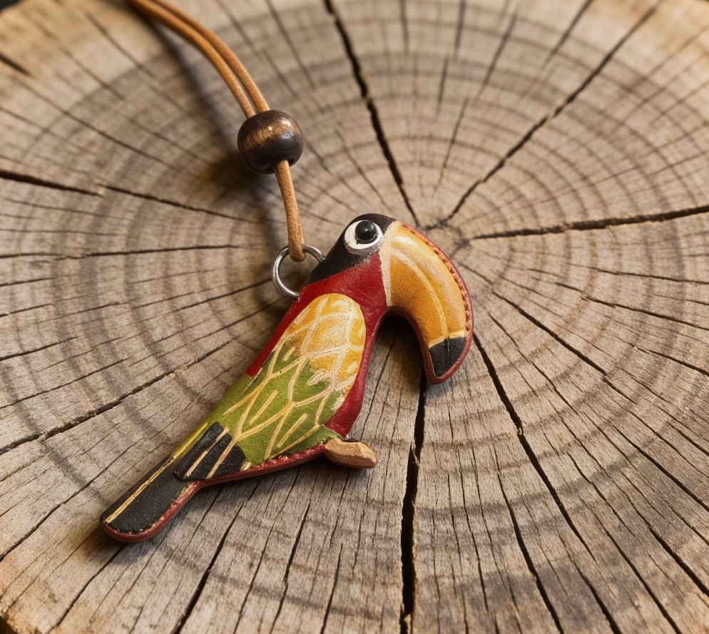 Little Bird Leather Bag Charm