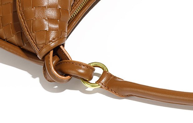 MAC177 Fashionable And Versatile Retro Woven High-end Shoulder Armpit Bag