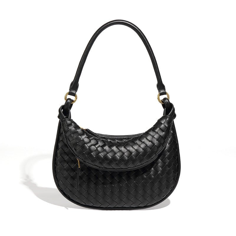 MAC177 Fashionable And Versatile Retro Woven High-end Shoulder Armpit Bag